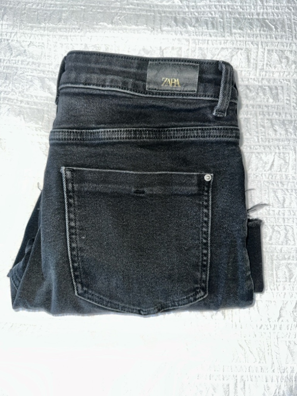 Zara Black Skinny Jeans - High Waist Stretch Denim (bought in Spain)